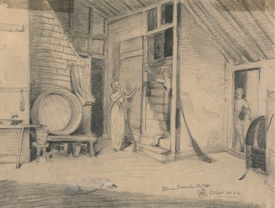 المطبخ: داخلي ، حجر كراوتش بواسطة Sir George Hayter