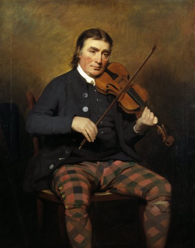 صورة عازف الكمان والملحن نيل جو 1727-1807 ، 1787 بواسطة Sir Henry Raeburn