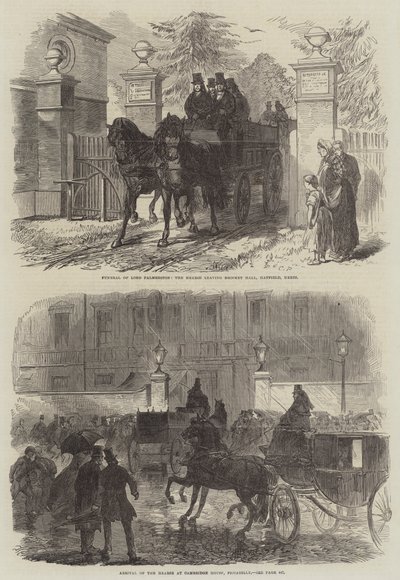 جنازة اللورد بالمرستون بواسطة Sir John Charles Robinson