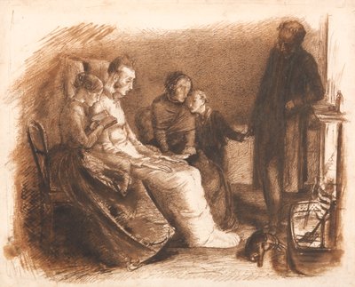 الرجل المحتضر بواسطة Sir John Everett Millais