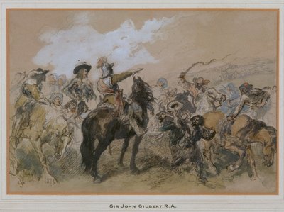 الفرسان في عهد تشارلز الأول 1876 بواسطة السير جون جيلبرت