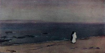 شاطئ البحر ، ضوء القمر ، c1908 بواسطة السير جون لافري