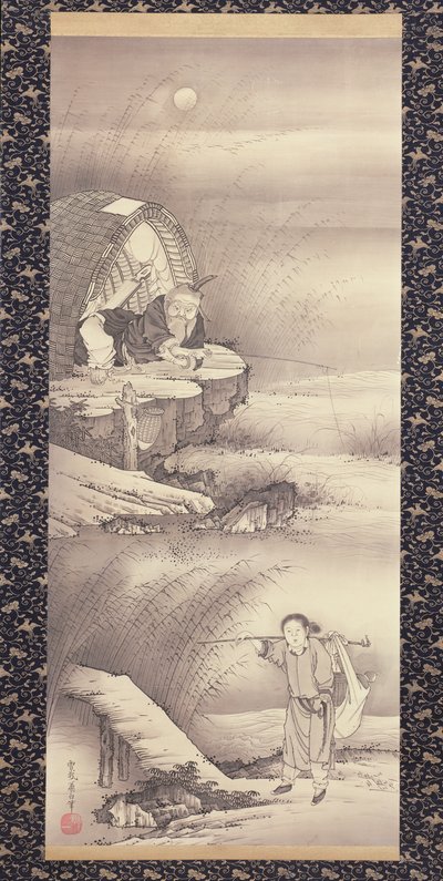 l u shang (شبكة Tai العامة) من .1775 (حبر على ورق) بواسطة سوجا شوهاكو