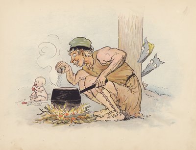 رسم توضيحي لتوأم التنينين الصغير بواسطة س. روزاموند برايجر (طباعة حجرية ملونة) بواسطة صوفيا روزاموند برايجر