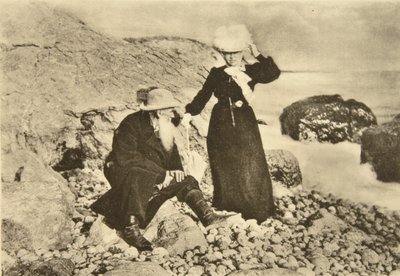 المؤلف الروسي ليو تولستوي وزوجته صوفيا على البحر الأسود ، القرم ، روسيا ، 1902 بواسطة صوفيا أندرييفنا تولستايا