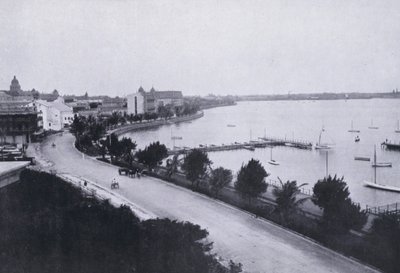 Bay Esplanade ، ديربان (b / w photo) بواسطة مصور جنوب أفريقي