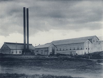 بطارية شركة Crown Reef Gold Mining Company ، الخارج (صورة b / w) بواسطة مصور جنوب أفريقي