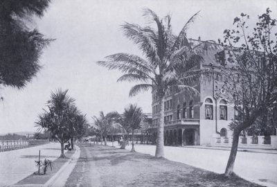 Esplanade ، يظهر فندق مارين ، ديربان (صورة b / w) بواسطة مصور جنوب أفريقي
