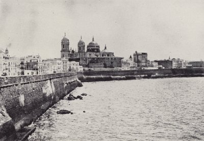 قادس: Murallas del Sur (b / w photo) بواسطة المصور الإسباني