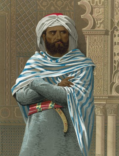 Abd al-Rahman I  بواسطة المدرسة الاسبانية