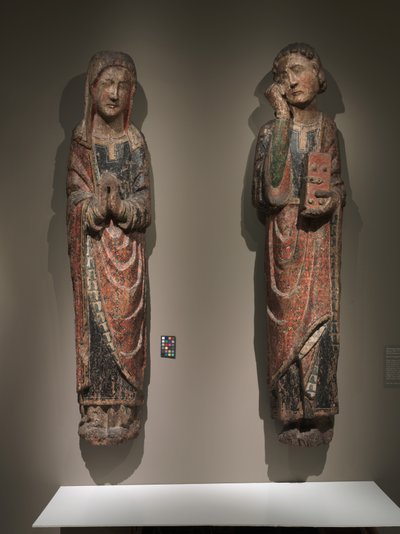 حداد القديس يوحنا ومورنينغ فيرجن ، مملكة قشتالة وليون ، 1250-1275 بواسطة المدرسة الاسبانية