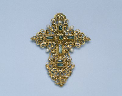 قلادة صليب ، 1550-1600 بواسطة المدرسة الاسبانية