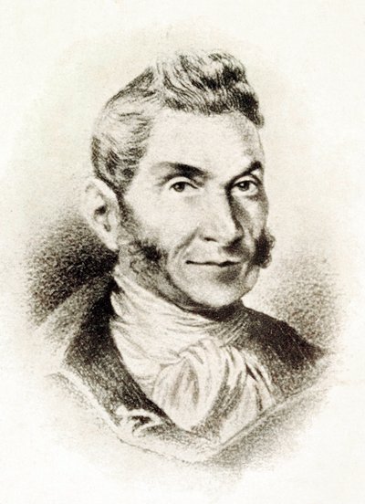 "صورة بارتولومي خوسيه غالاردو بلانكو (1776-1852) ، مفكر إسباني" القرن التاسع عشر (الطباعة الحجرية) بواسطة المدرسة الاسبانية