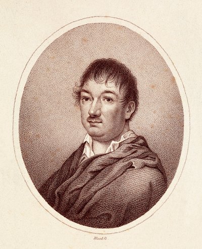 صورة لياندرو فرنانديز دي موراتين (1760-1828) ، كاتب إسباني. نقش القرن التاسع عشر. مكتبة مدريد الوطنية. بواسطة المدرسة الاسبانية