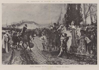 معرض الفن الاسباني في Guildhall (litho) بواسطة المدرسة الاسبانية