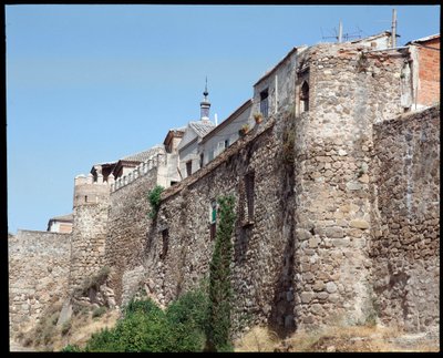 منظر للجدران ، توليدو أسبانيا (منظر الجدران ، طليطلة) بواسطة المدرسة الاسبانية