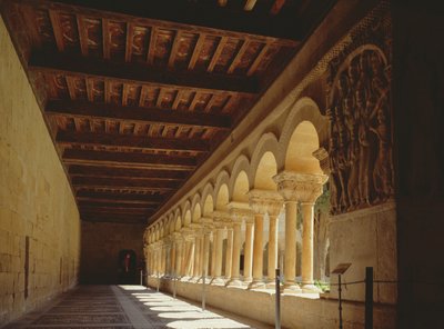 عرض الجنوب على طول الجدار الدير الغربي بواسطة المدرسة الاسبانية