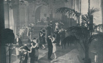 الرقص والغناء والعشاء في قاعات المتعة تحت الأرض ، c1935 بواسطة الرياضة والعامة