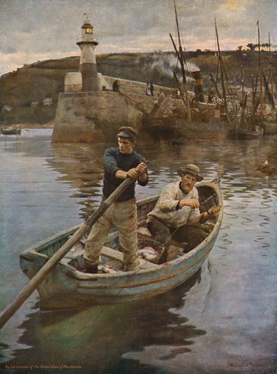 المنارة نيلين ، كورنوال ، 1893 ، c1930. بواسطة إليزابيث أديلا ستانهوب فوربس