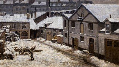 الثلج في باريس بواسطة ستانيسلاس فيكتور إدوارد لبين