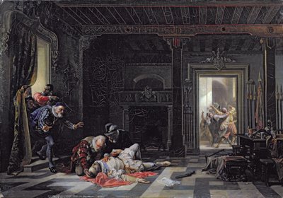 وفاة أمير أورانج بواسطة Stanislaus von Chlebowski