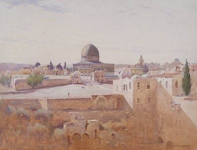 قبة الصخرة ، 1909 (مرحاض على ورق) بواسطة ستانلي ينشبولد