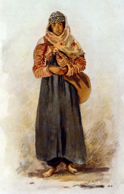 رسم توضيحي يصور فلاحة سورية بواسطة ستانلي ينشبولد
