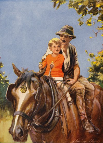 ركوب على دوبين (ليثو ملون) بواسطة ستانلي لويد