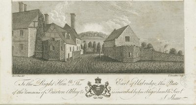 دير بيرتون أبون ترينت: نقش ، بدون تاريخ [c1795] (طباعة) بواسطة ستيبينج شو