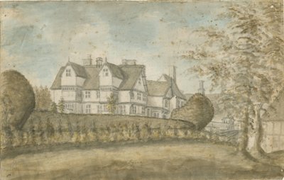 Eccleshall - Biana Hall: الرسم بالألوان المائية ، و [1795] بواسطة ستيبينج شو