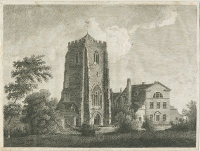 دير رانتون [بريوري]: نقش ، و [أواخر القرن الثامن عشر] (طباعة) بواسطة ستيبينج شو