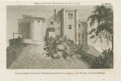 قلعة تامورث: نقش ، بدون تاريخ [عام 1799] (طباعة) بواسطة ستيبينج شو