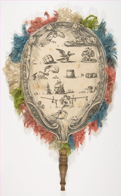 مروحة مع حبس على الحب من جانب ثروة من جهة أخرى ، كاليفورنيا. 1639. بواسطة ستيفانو ديلا بيلا