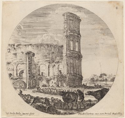 الكولوسيوم ، 1646. بواسطة ستيفانو ديلا بيلا