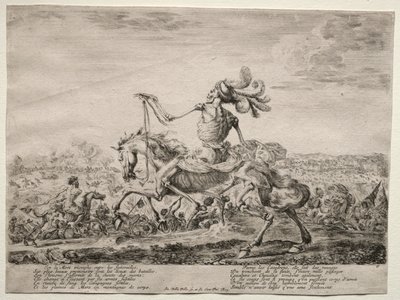 الموت في ساحة المعركة ، 1646-1647. بواسطة ستيفانو ديلا بيلا
