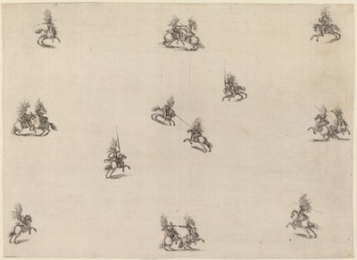 قتال كافالييرز 1652. بواسطة ستيفانو ديلا بيلا