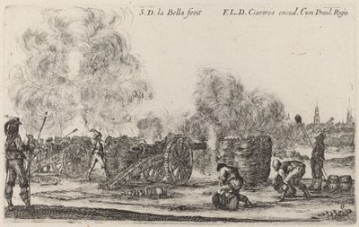 إطلاق المدافع ، ج. 1641. بواسطة ستيفانو ديلا بيلا