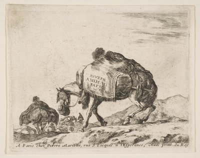 واجهة للحيوانات المختلفة: باك هورس ، كاليفورنيا. 1641. بواسطة ستيفانو ديلا بيلا
