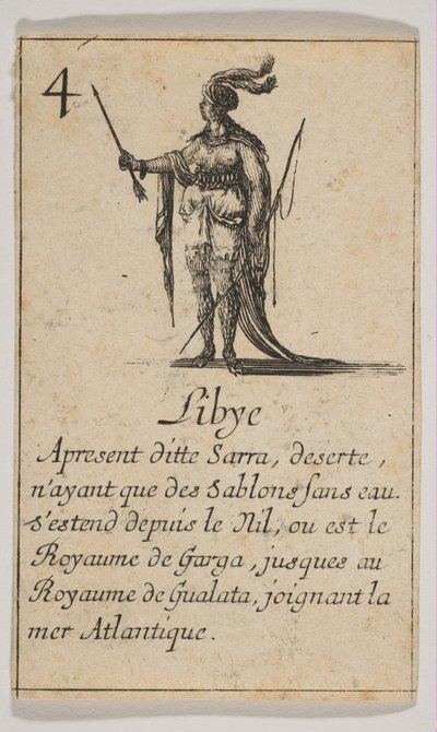 ليبيا ، 1644. بواسطة ستيفانو ديلا بيلا