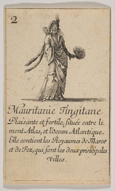 موريتانيا ، 1644. بواسطة ستيفانو ديلا بيلا