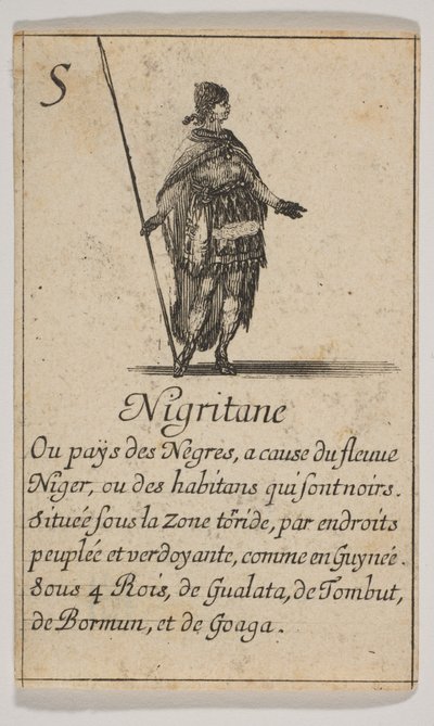 نيجريتان ، 1644. بواسطة ستيفانو ديلا بيلا