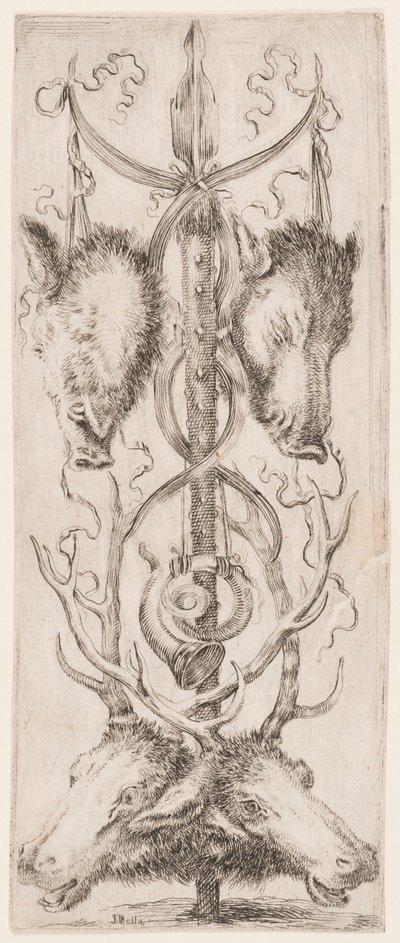 الحلي أو Grotesques (Grotesque Ornament) بواسطة ستيفانو ديلا بيلا