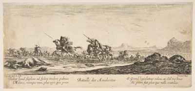 معركة عماليق ، كاليفورنيا. 1645-52. بواسطة ستيفانو ديلا بيلا