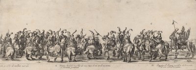 ثلاثون راميًا وصفحة ، 1633. بواسطة ستيفانو ديلا بيلا