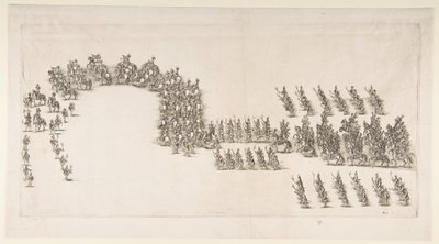 موكب المشعل في مودينا كاروسيل ، 1652. بواسطة ستيفانو ديلا بيلا