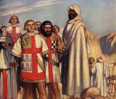 فرسان الصليب الأحمر في قوة صلاح الدين (لون ليثو) بواسطة ستيفن ريد