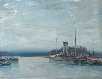 الشفق ، حوالي عام 1910 (زيت على لوح) بواسطة سندرلاند رولينسون