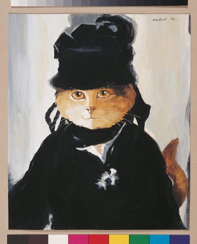 رسم توضيحي من Cats Galore! خلاصة وافية للقطط المثقفة (نشر عام 2015) بواسطة سوزان هربرت