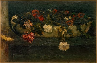 لا تزال الحياة مع الزهور في وعاء بواسطة سوزي روبرتسون