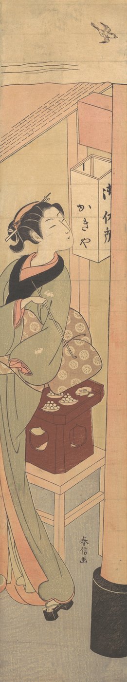 أوسين من Kagiya Teahouse ، كاليفورنيا. 1769. ، كاليفورنيا. 1769. بواسطة سوزوكي هارونوبو